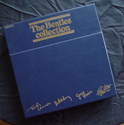 the beatles blue box   14 lp .poster.fotos  neuwertig