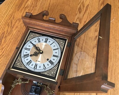 VINTAGE HAMILTON 31 DAY WALL CLOCK MANUAL - Parts Missing | eBay