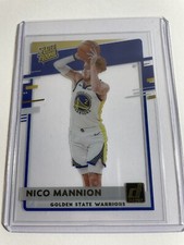 Nico Mannion 2020-21 NBA Panini Clearly Donruss Rated Rookie Gold Parallel #68