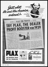 1939 Lowe Brothers Dayton Ohio Plax Universal Finish Paints Vintage Print Ad