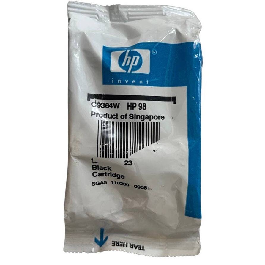 HP 98 Invent Black Printer Ink Toner Cartridge 23T C9364W NEW
