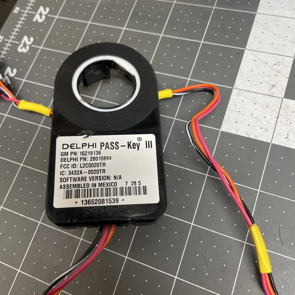 Chevy Uplander Terraza 2005 2008 relé inmovilizador transceptor OEM 15219136 Foto 3 de 4