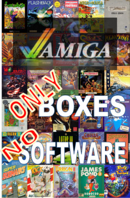 COMMODORE AMIGA -- BOXES / ORIGINALVERPACKUNG / NO GAMES #  
