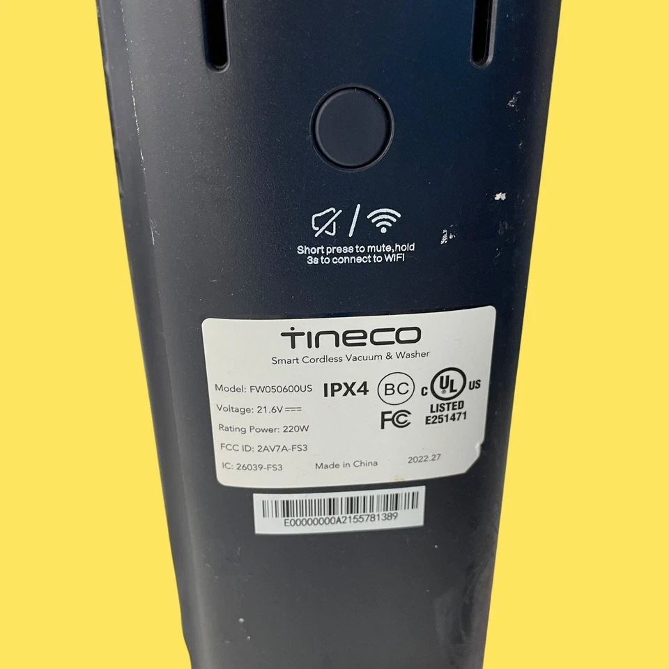 Lot of 2 FOR PARTS Tineco Floor One S3 Extreme Navy Vacuum FW050600US #4133 z24 - Image 3 of 4