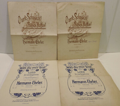 O Delicato Sehnsucht! Dolce Hope Was Du Mir Bist ''Composed by Hermann Ehrler
