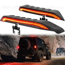 Smoke Led Rear Roof Light For Jeep Wrangler Jk Rear Spoiler Trunk Tail Light Smoke Led Rear Roof Light For Jeep Wrangler Jk Rear Spoiler Trunk Tail Light