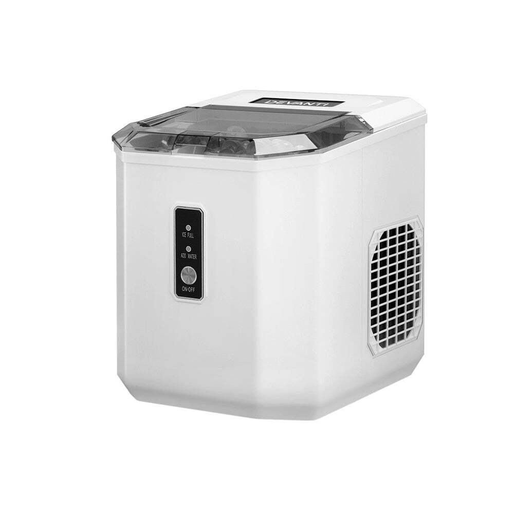 NNEDSZ 12kg Ice Maker Machine Portable Ice Cube TBar Countertop 2L Black
