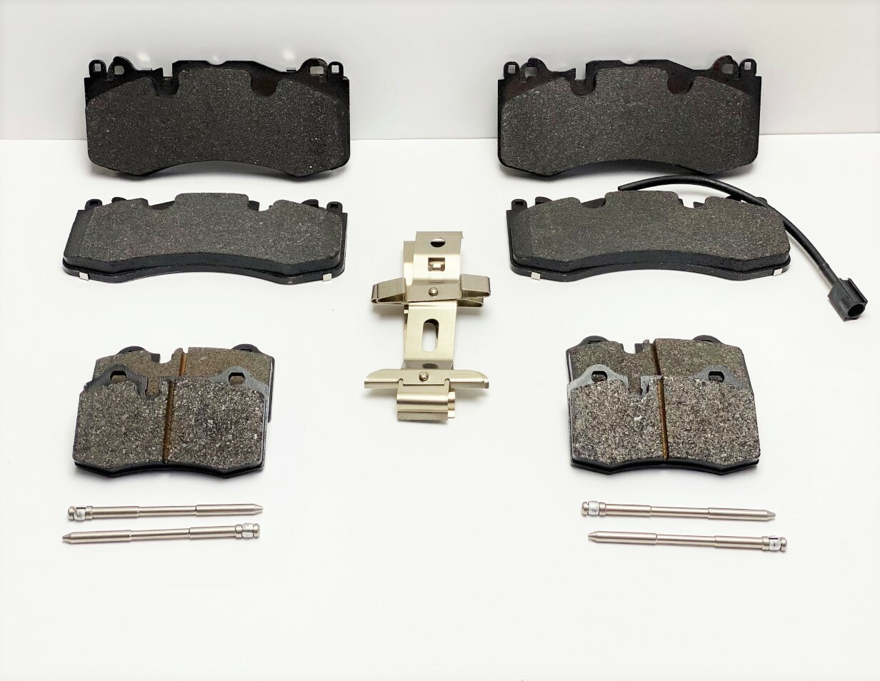 🚚Maserati Quattroporte Gts Front & Rear Brake Pads Set - Aftermarket