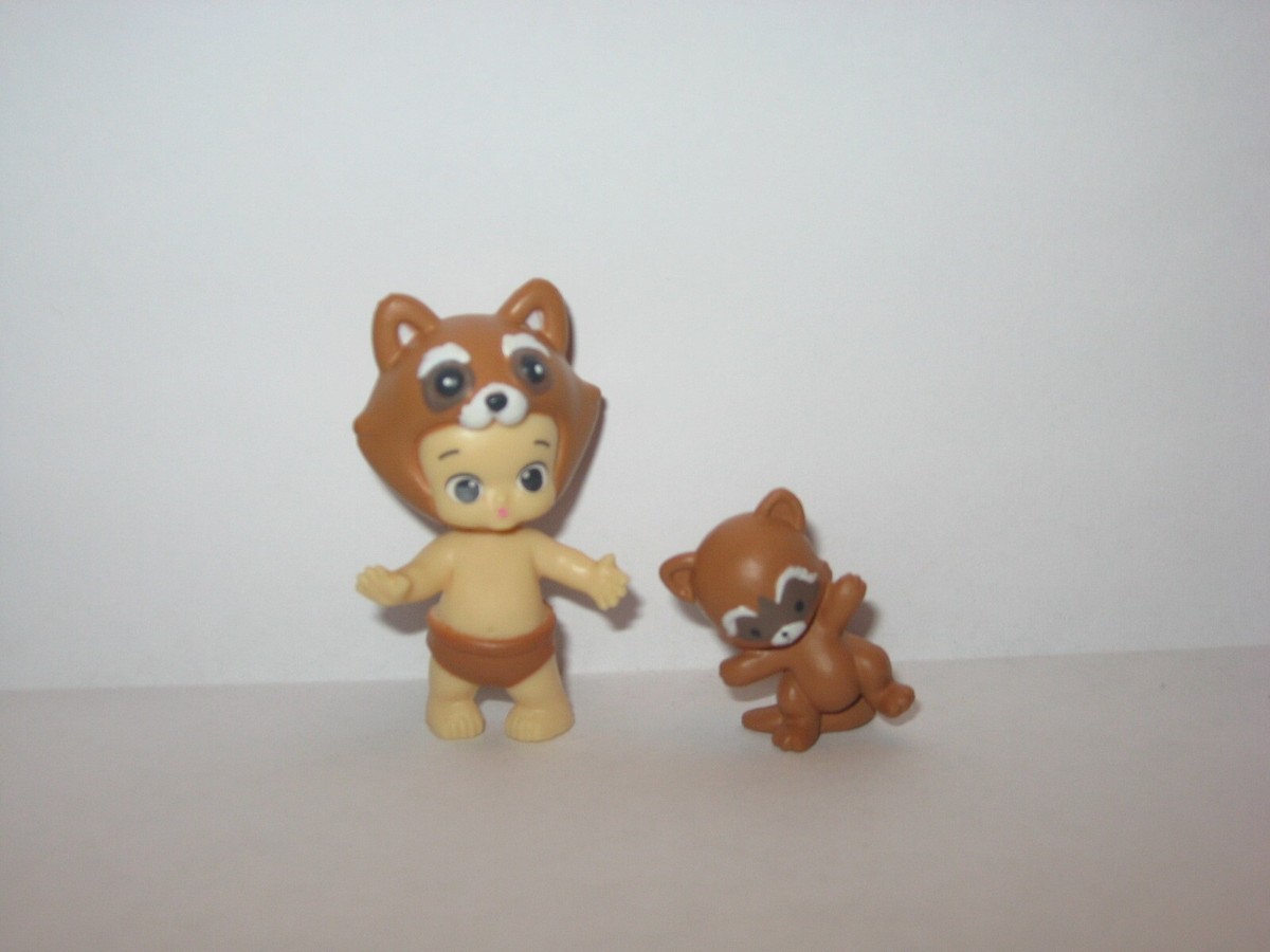 Twozies Set Pair ~ Season 1 Common ~ Dale & Dashie Raccoon | Moose