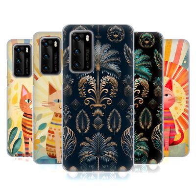 WEICHE GEL-HÜLLE ORIGINAL LEBENSART MIX ART FÜR Huawei HANDYS 4