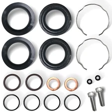39mm Fork Seals Rebuild Kit Compatible for Harley Fork Seals Sportster 1988-2015