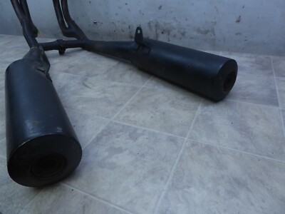1990 Kawasaki ZX1000B Ninja K719-1) black exhaust headers