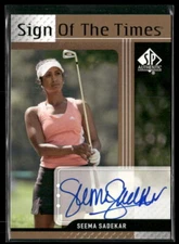 Seema Sadekar Auto 2012 SP Authentic #ST-SE 40915