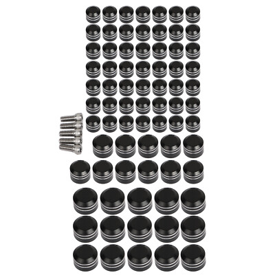 Red Engine Bolt Topper Caps Cover Fit For Harley Road Street Glide