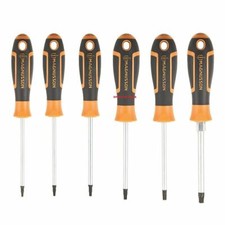NEW Magnusson TX Screwdriver Mixed Set 6 pieces DIY Builders Heavy Duty Tool