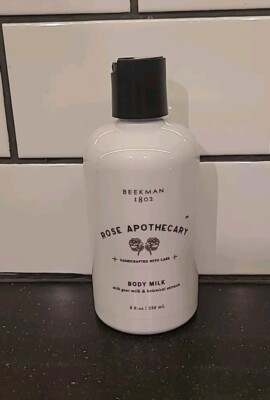 BEEKMAN 1802 ROSE APOTHECARY BODY MILK 8 oz Goat Milk & Botanical Extracts (V1)