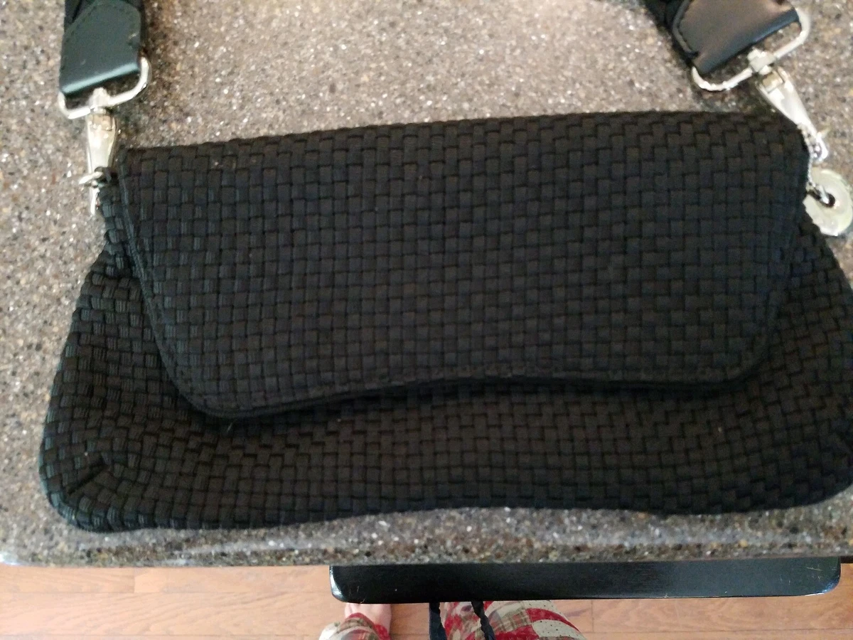 THE SAK BLACK WOVEN BAG