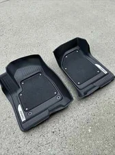 2019-2025 GMC Sierra Crew Cab Front & Rear Factory Floor Liners Black OEM