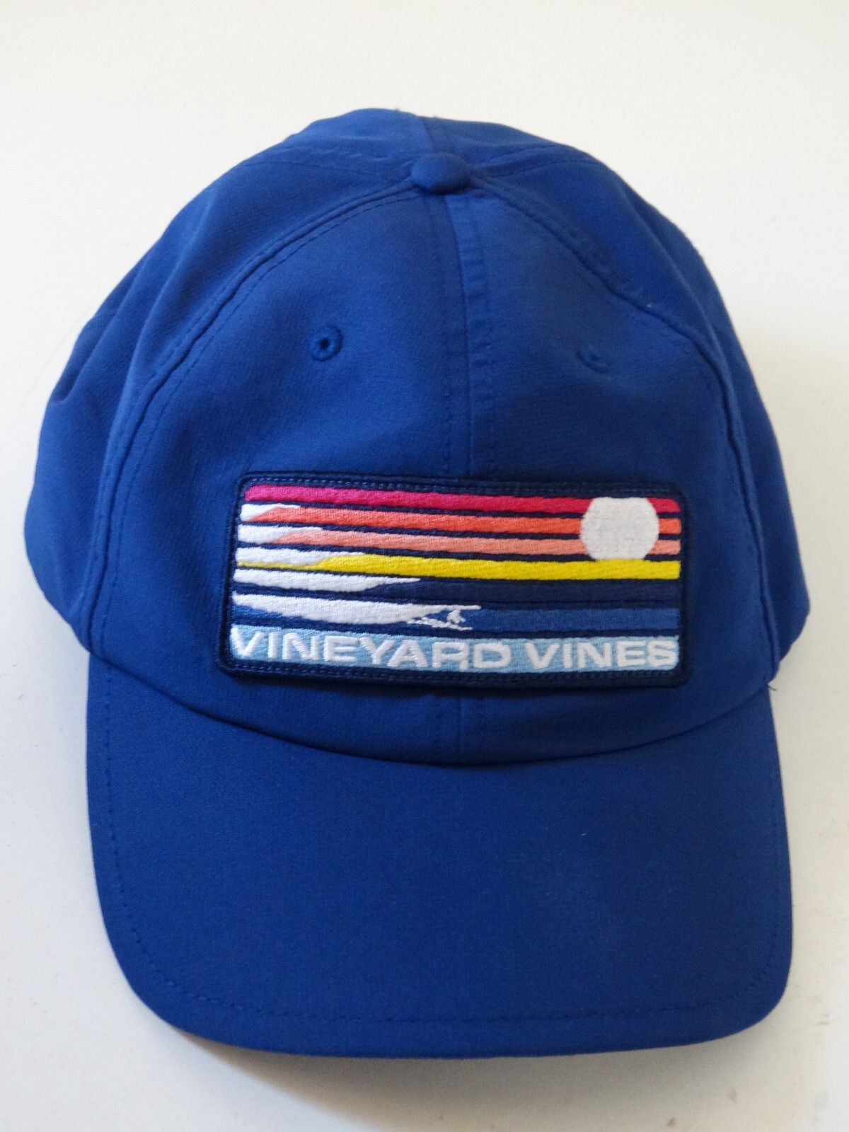 Vineyard Vines patch Hat  Blue StrapBack  polyest… - image 1