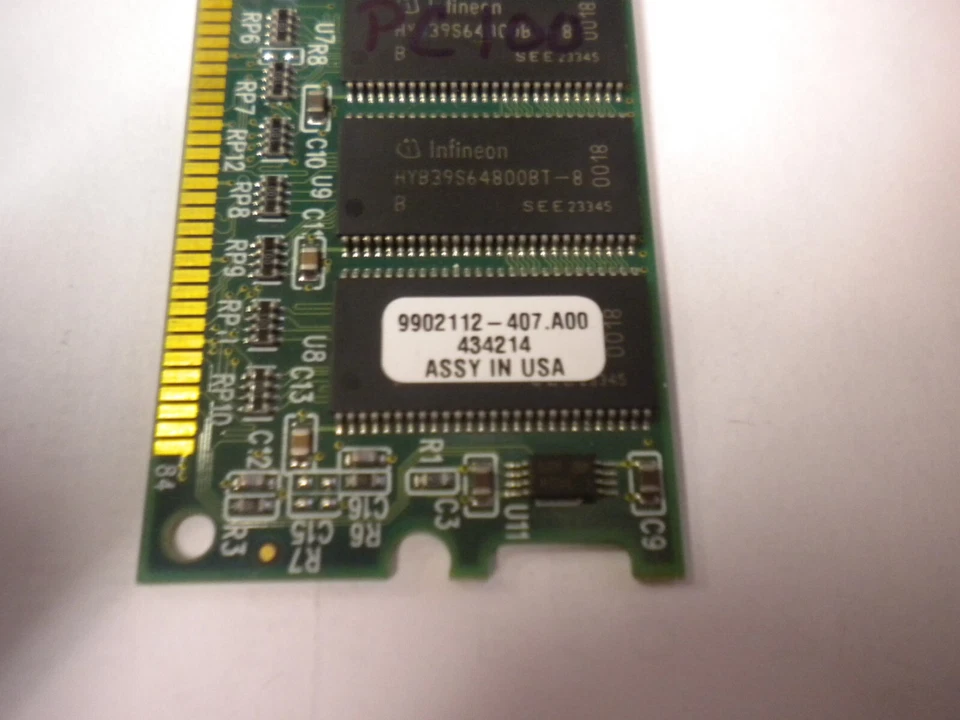KINGSTON KVR100X64C2/64 PC100 64MB 8MX64 100MHz Non-ECC CL2 Memory - Image 3 of 3