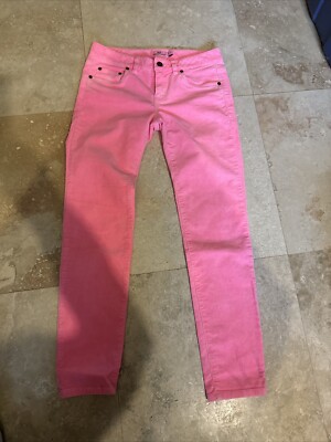 Vineyard Vines Women's Neon Pink Corduroy Pants Pocket Size
