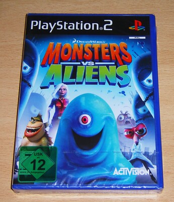 Monster vs Aliens Sony Playstation 2 PS2 PAL Neu & Sealed VGA Ready Rar