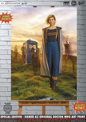 Doctor Who Jodie Whittaker Peter Capaldi Matt Smith David Tennant by Paul Sutton