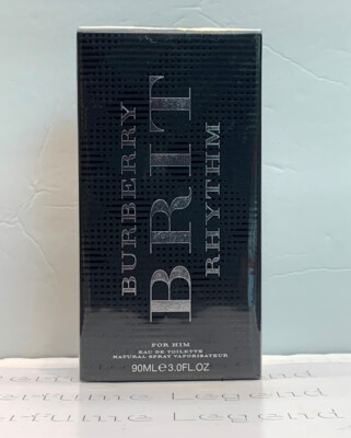 BURBERRY BRIT RHYTHM BY BURBERRY MEN EAU DE TOILETTE SPRAY SEALED  S5109