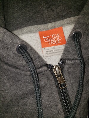 NIKE Mens Large L Just Do It Swoosh zip-up hoodie/hooded