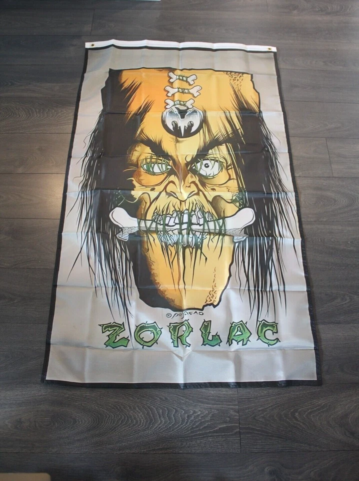 Zorlac Banner Flag Batman Deck PusHead Skateboards Skateboard Surf Board Shop Foto 4 de 4