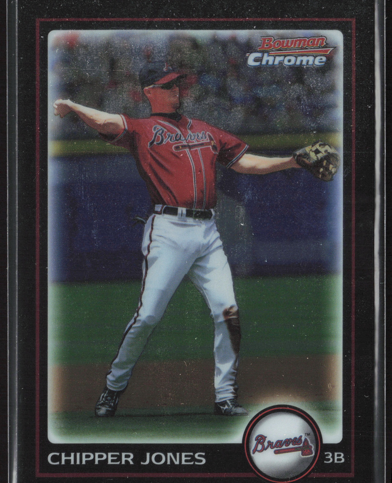 2010 Bowman Chrome Chipper Jones 39 Atlanta Braves