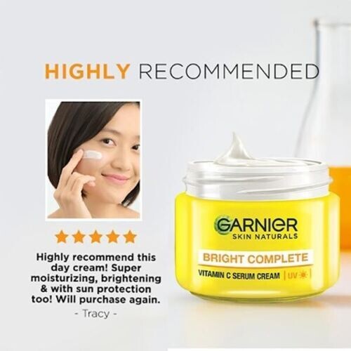 Garnier Skin Naturals Bright Complete Vitamin C Serum Cream SPF 40 PA+++ (45gm) - Picture 6 of 11