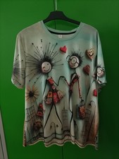 Damen T-Shirt lustig Gr. 5XL 52/54 NEU
