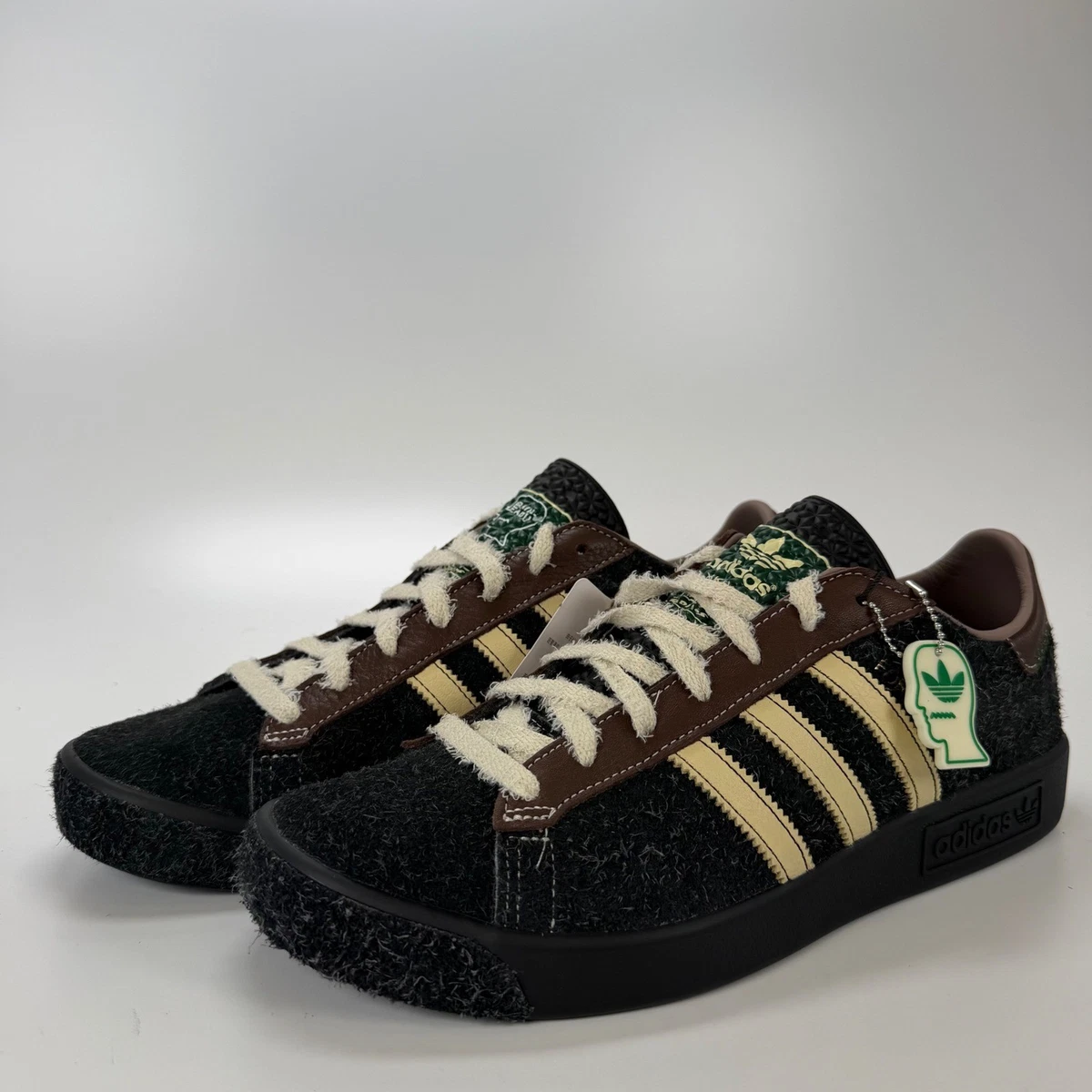 adidas gazelle silver green womens Adidas - x Brain Dead Forest Hills Sneaker in Core Black & Pantone main image 1