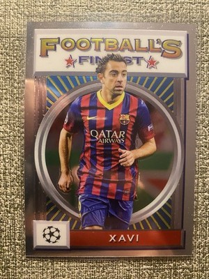 2021-22 Topps Finest Flashbacks UEFA Champions League #97 Xavi