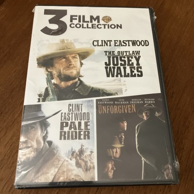 DVD 3 FILM COLLECTION: THE OUTLAW JOSEY WALES / PALE RIDER / UNFORGIVEN NEW DVD