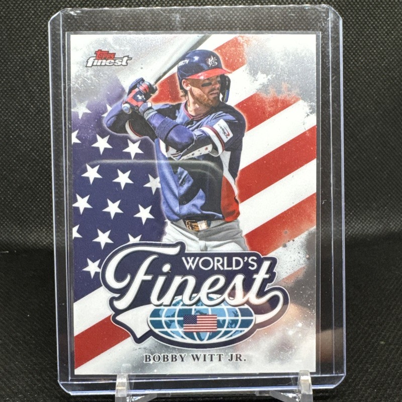 Topps 2026 Finest World’s Finest Bobby Witt Jr. WF-11 World Baseball Classic USA