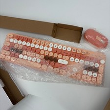 Wireless Combo Keyboard and Mouse Peach Model PC403A-NEW