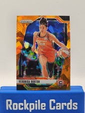 2024 Panini Prizm WNBA - Veronica Burton #35 Orange Ice Prizm