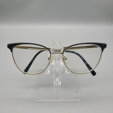 Michael Kors MK3018 Nao Eyeglasses Black Gold Cat Eye Frames 54-17-140 1195