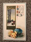 Antique Postcard - I send this little card with fondest wishes….. - free postage — photo 1