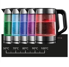 George Home Colour Changing Glass Fast Boil Kettle 1.7L BRAND NEW FREE DELIVERY
