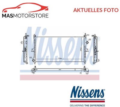 KÜHLER WASSERKÜHLER MOTORKÜHLER NISSENS 636019 A NEU OE QUALITÄT