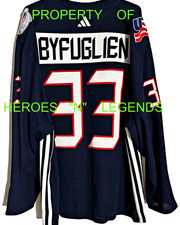 NWT-S to 2XL * DUSTIN BYFUGLIEN  TEAM USA ADIDAS LICENSED PRACTICE HOCKEY JERSEY