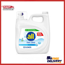 all Free Clear Liquid Laundry Detergent, 154 oz, 123 Loads 0.18 per gallon