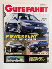VW Audi 6/2002 Gute Fahrt 6/02 RS6, Golf R32, Bora Variant, Passat, Phaeton W12