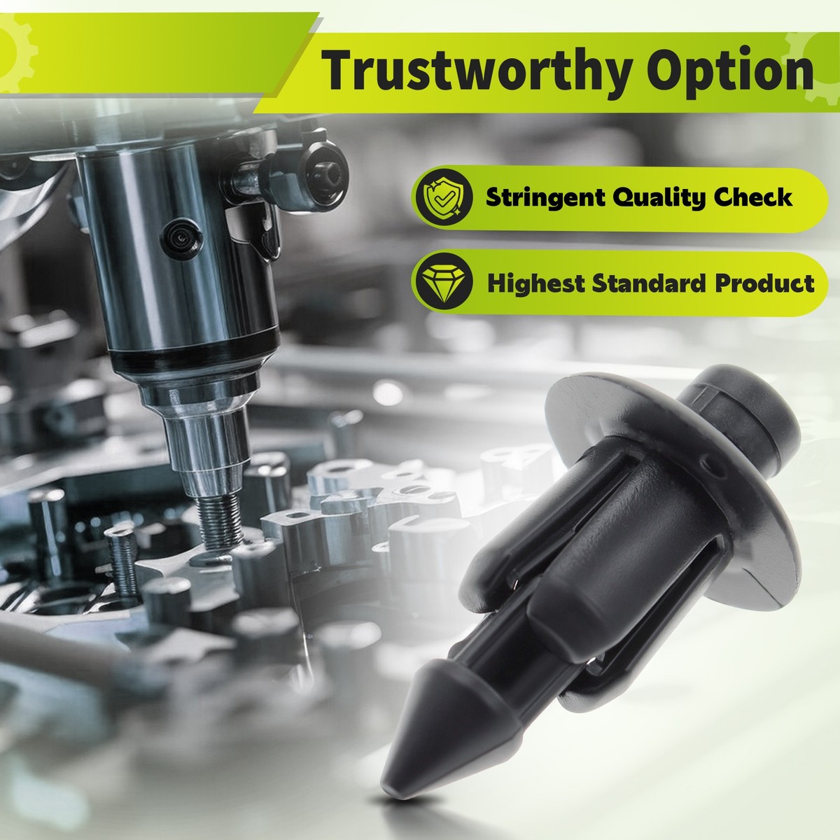 100 Fender Fairing Clip Rivet Retainer For Kawasaki Ninja 1000