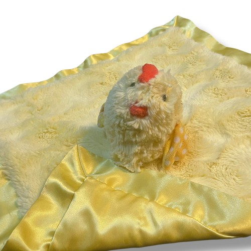 Cloud Island Lovey Huhn Sicherheitsdecke Baby Crinkle Plüsch Satin gelb 14 Zoll - Bild 8 von 9
