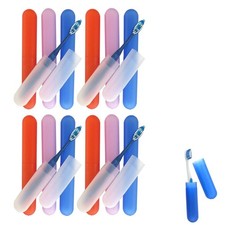 16 Toothbrush Case Travel Cover Breathable Portable Family Home Plastic Holder