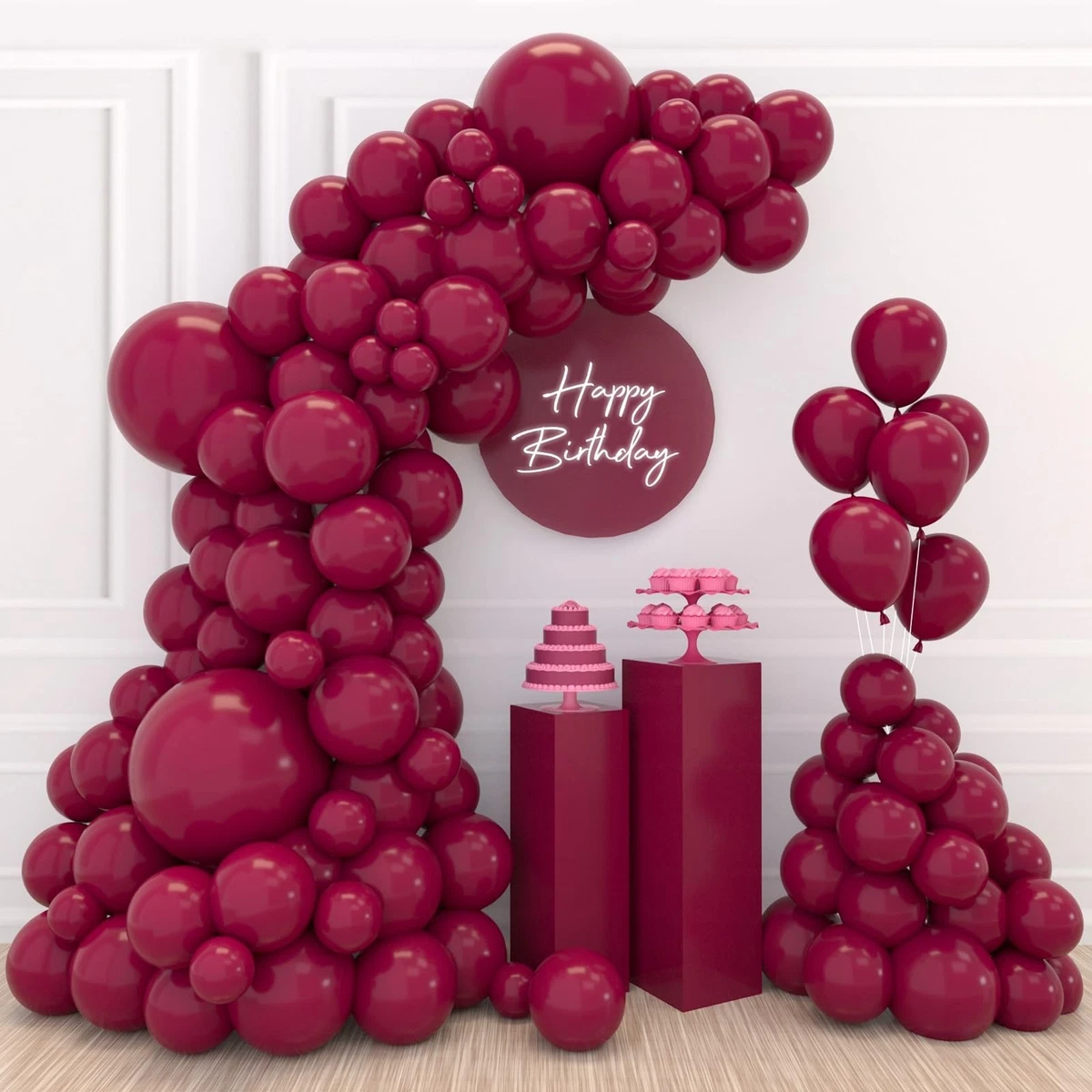60 Palloncini Metallici Per Feste - Colori Blu, Viola E Bianco - Ideali Per Decorazioni Compleanno, Baby Shower E Feste Per Ragazze